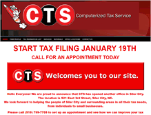 Tablet Screenshot of ctstaxservice.com